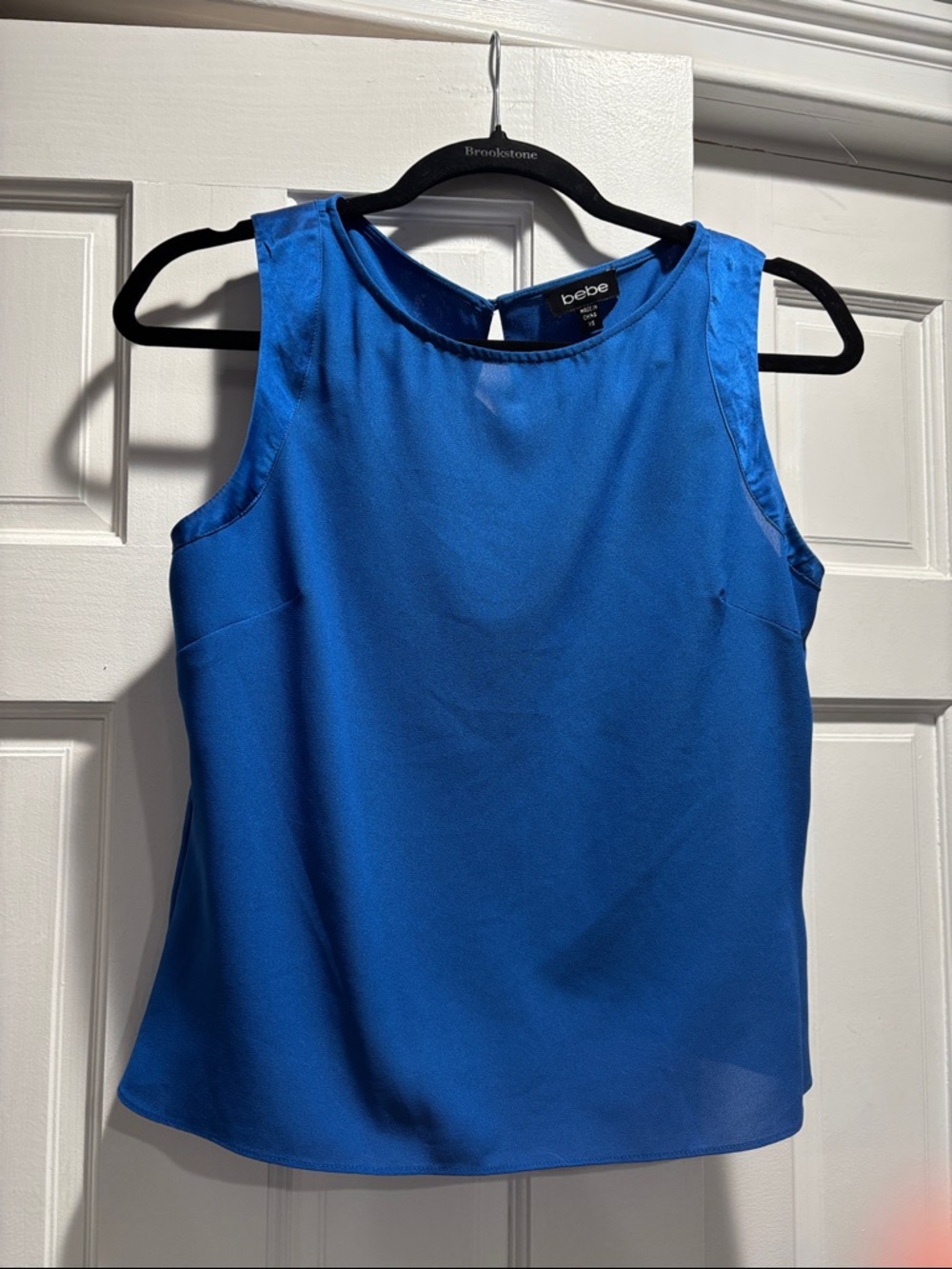 bebe Cobalt Blue Sleeveless top
